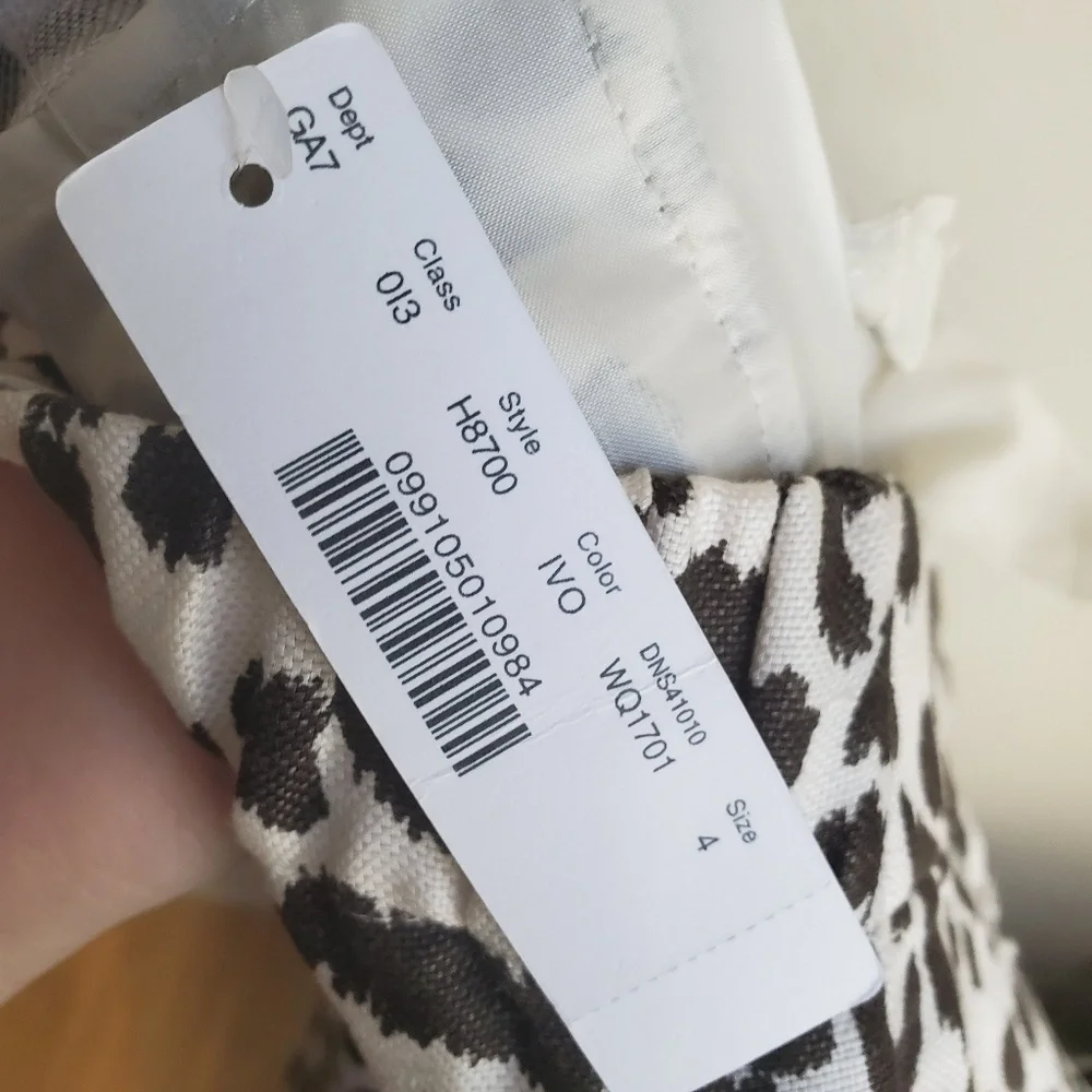 J. Crew Easy Pant in Leopard size 4 NWT
